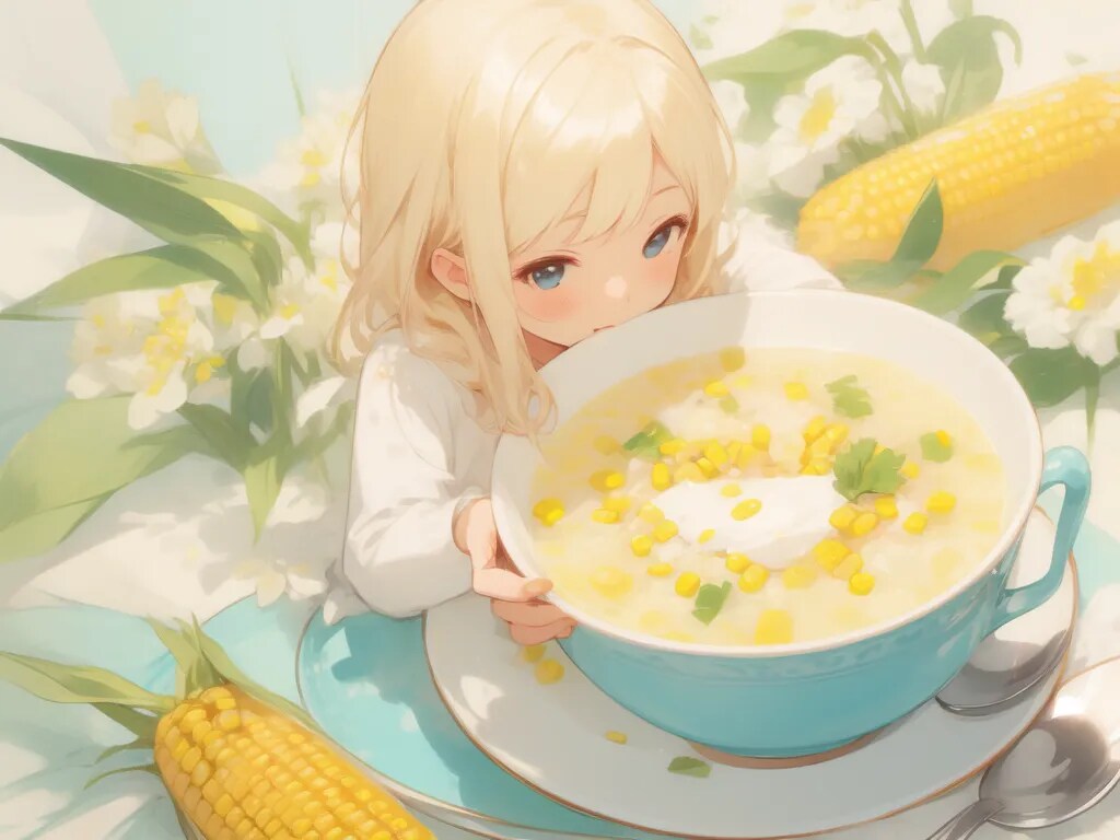 Corn soup 1