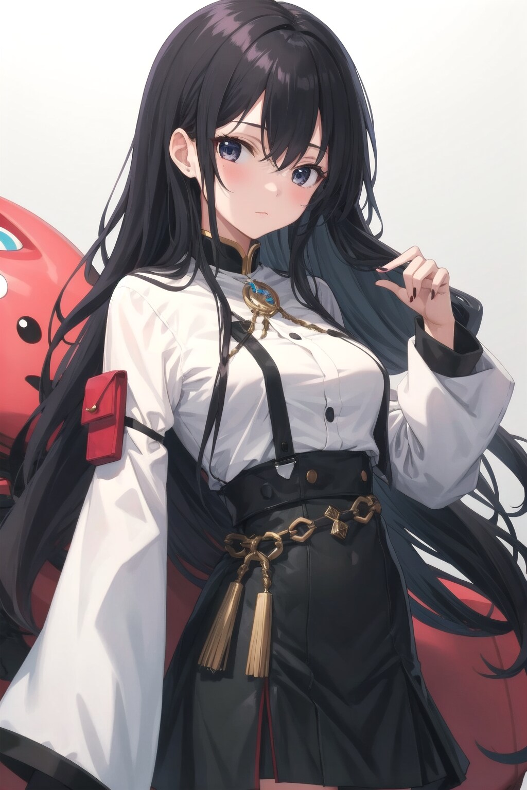 基本プロンプト+萌え袖（変化型）