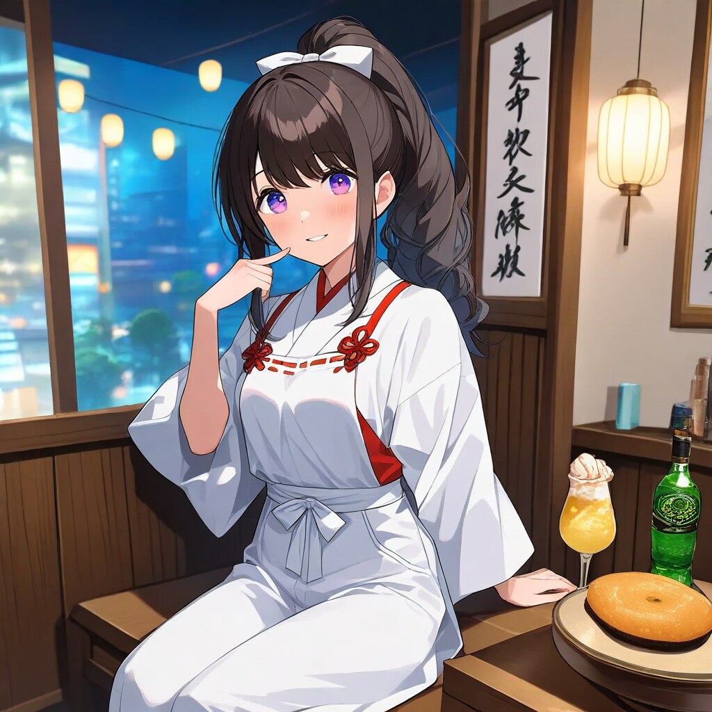 巫女とドーナツ