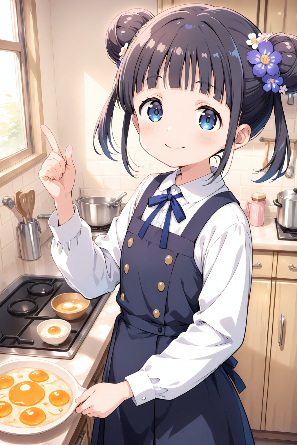 おだんごちゃん🍡✨と朝ごはん🍚✨　1/5