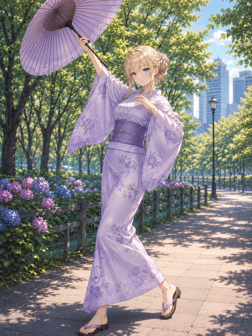 優雅に揺れる