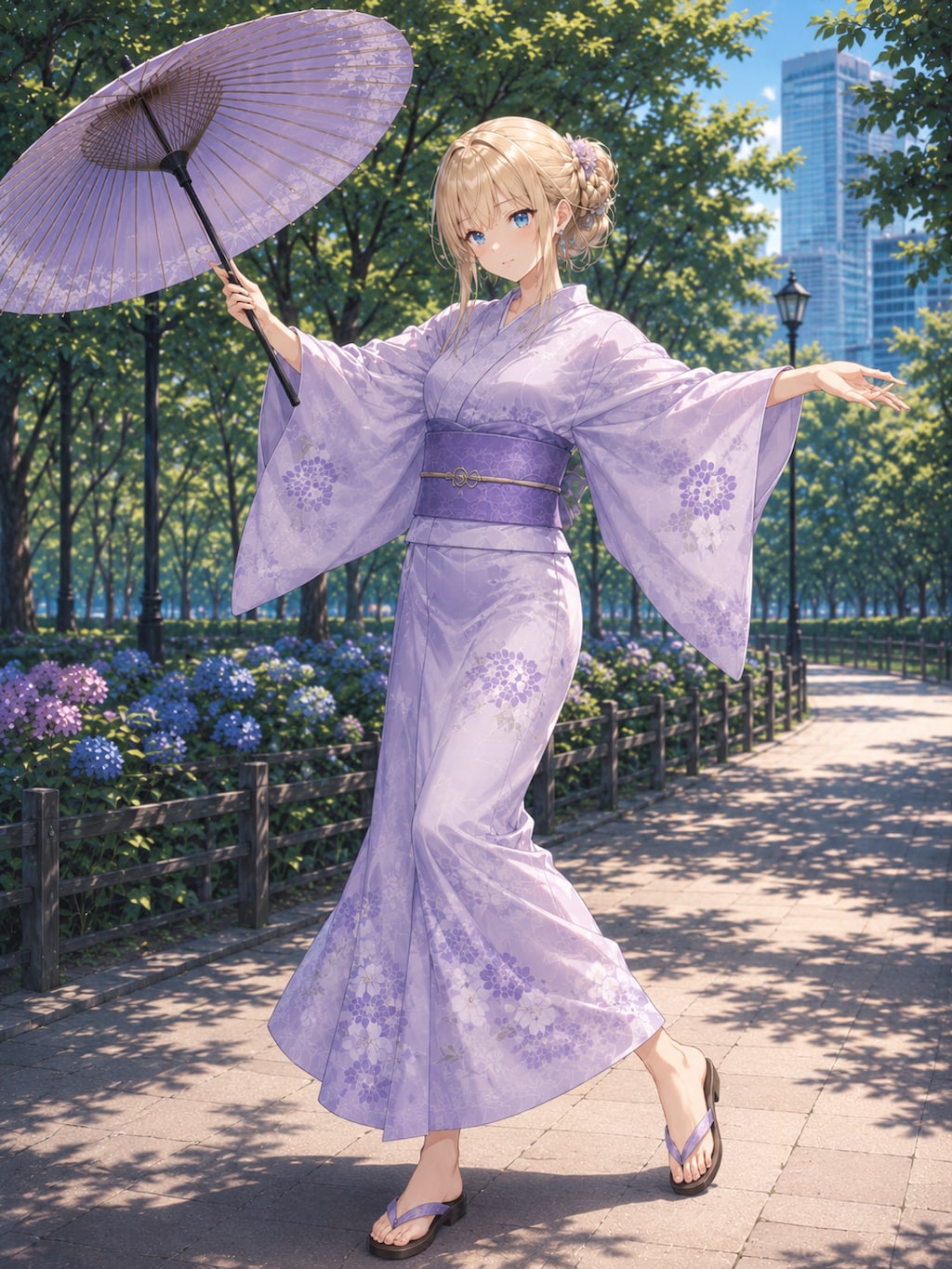 優雅に揺れる