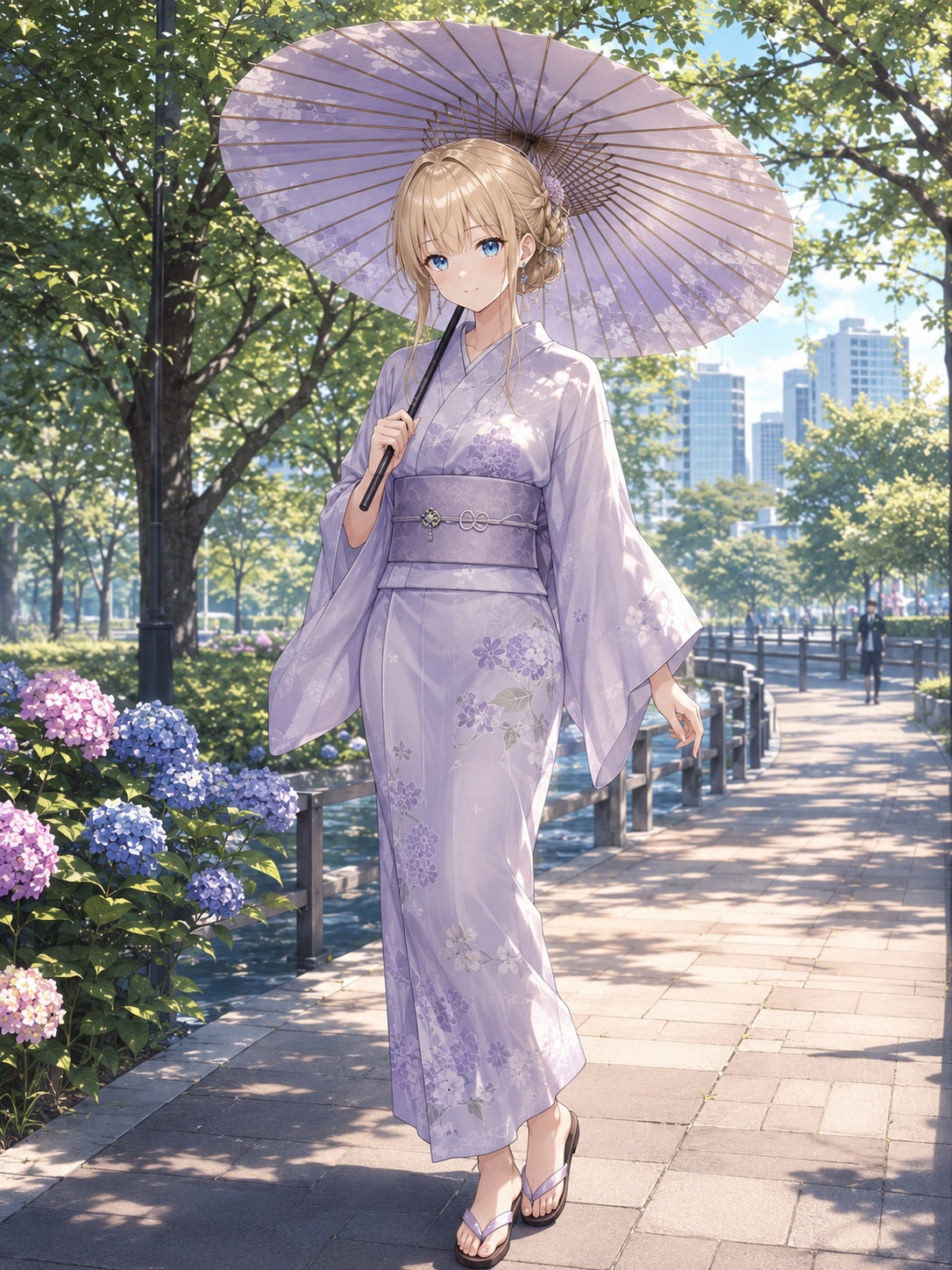 優雅に揺れる