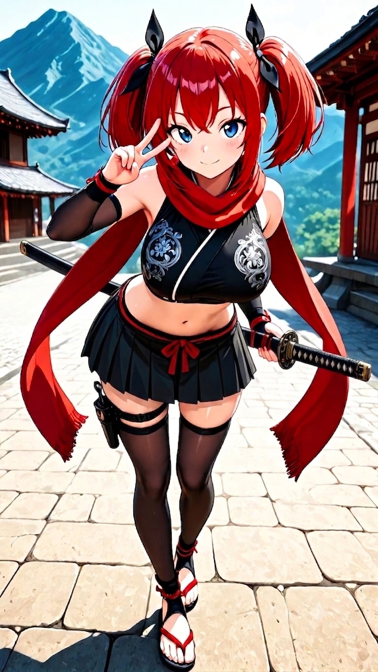 クノイチな実亜ちゃん