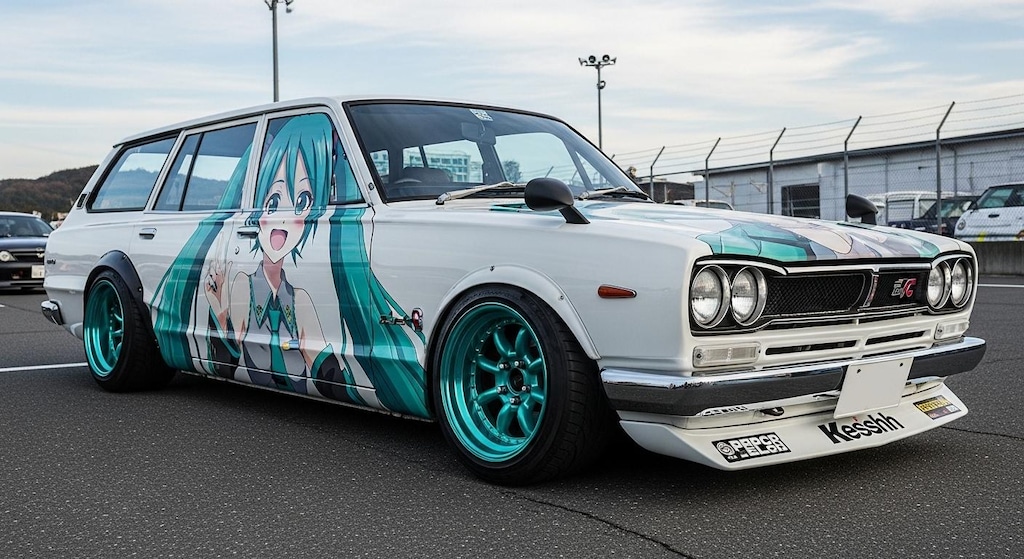 スカイラインワゴン初音ミク痛車