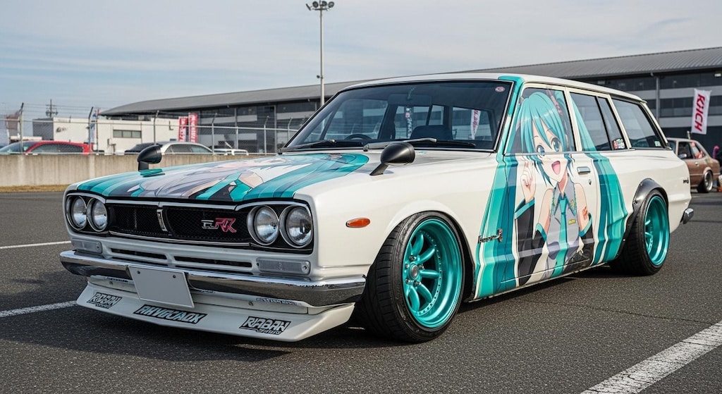 スカイラインワゴン初音ミク痛車
