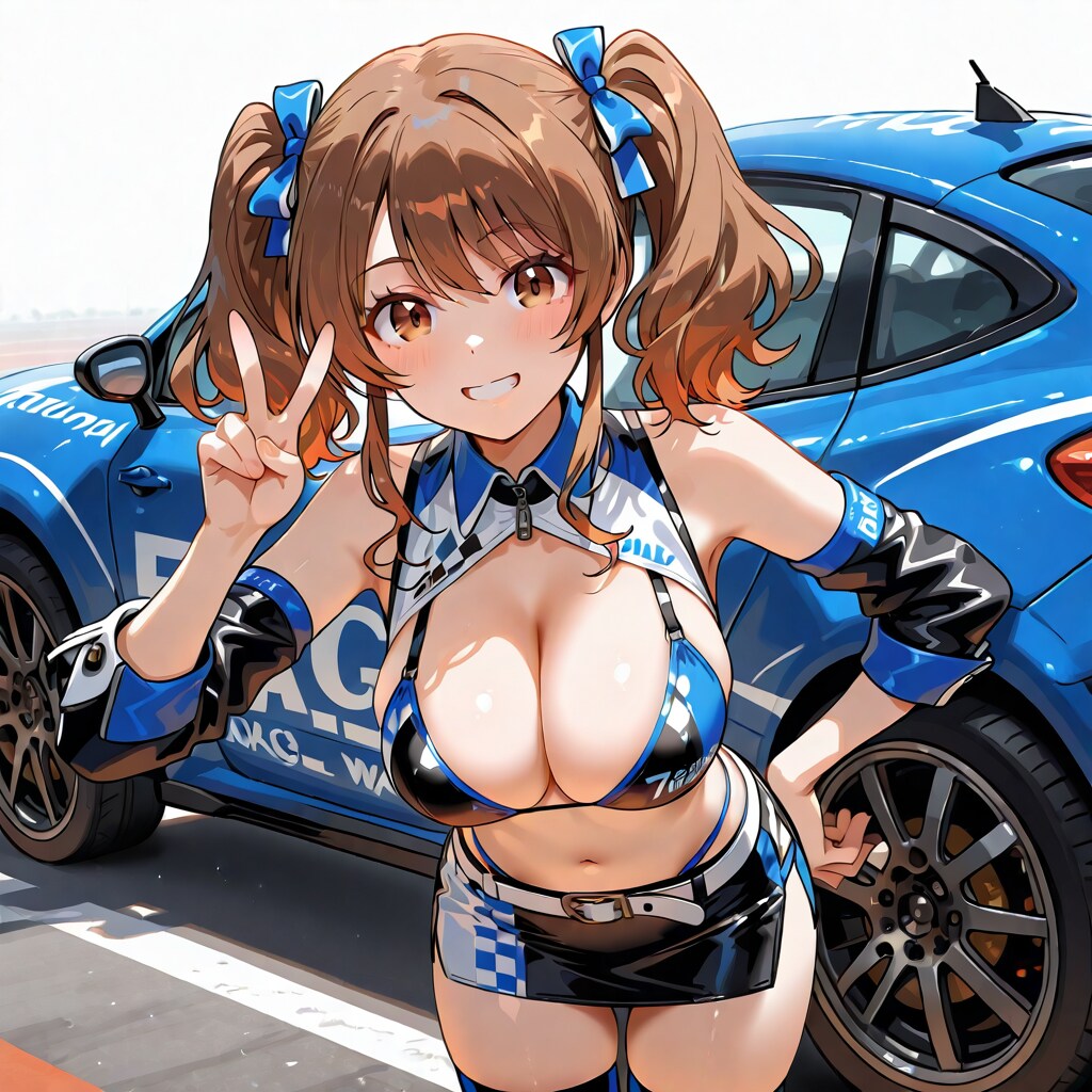 ママはって？　うーん、ちょっとココでは言えない場所で撮影会してる……かな(笑)♡