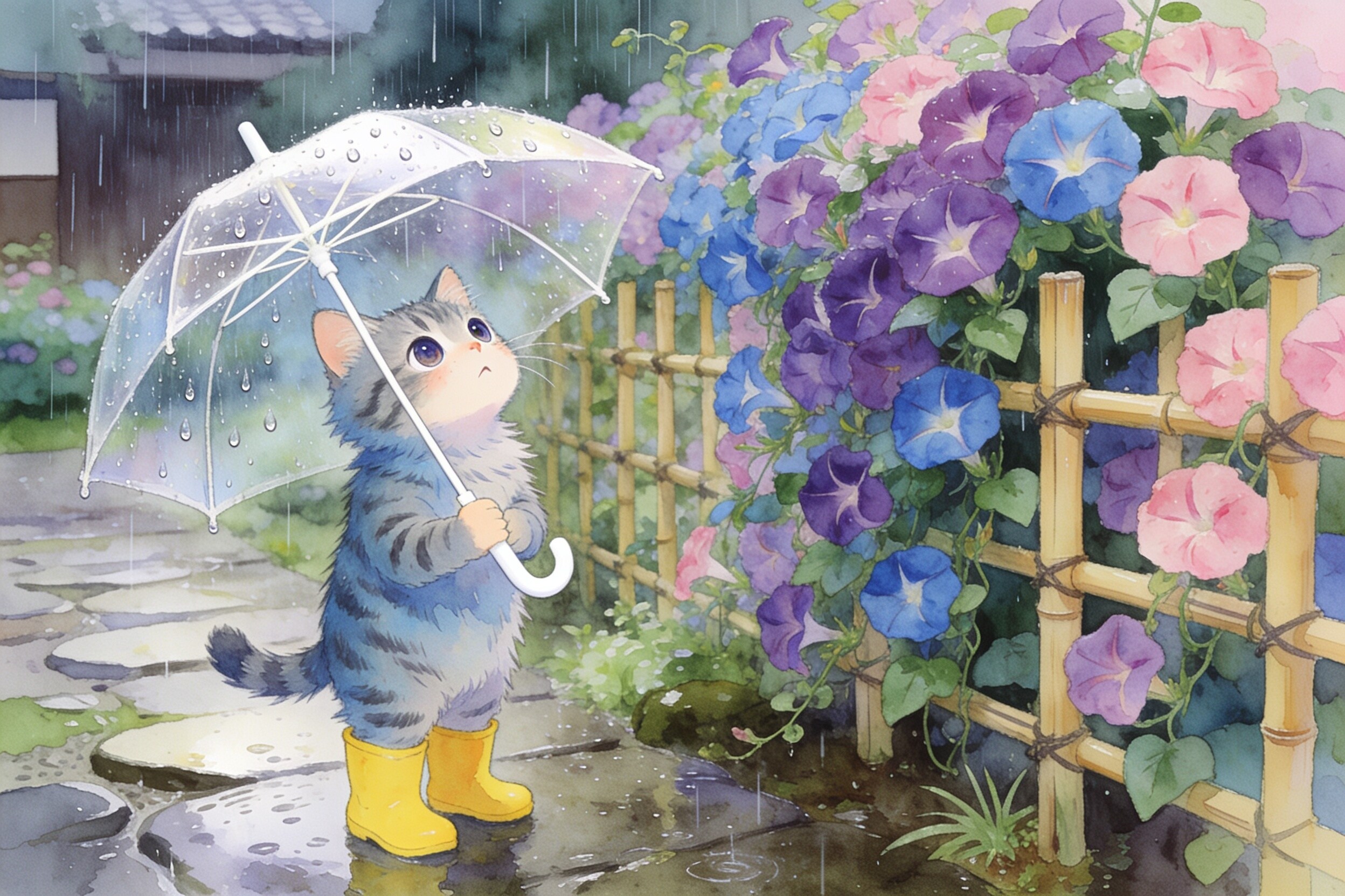 雨ですね