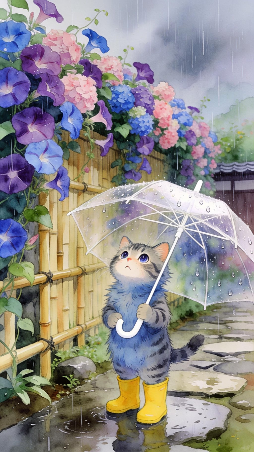 雨ですね