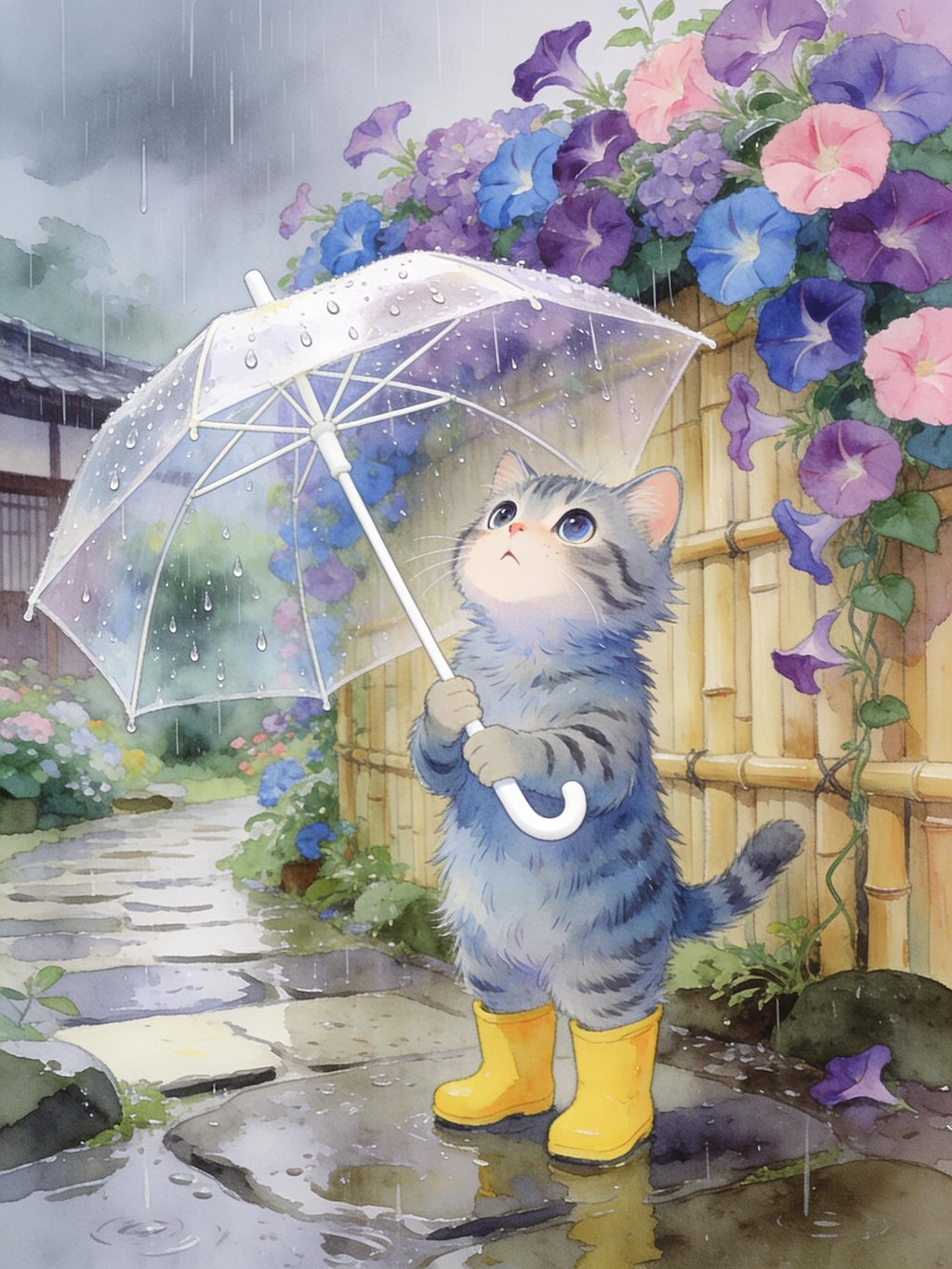 雨ですね