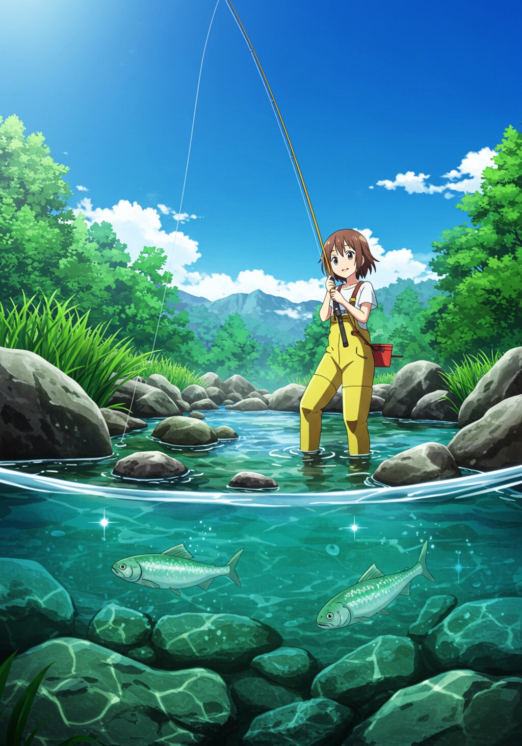 鮎釣り解禁＼(^o^)／