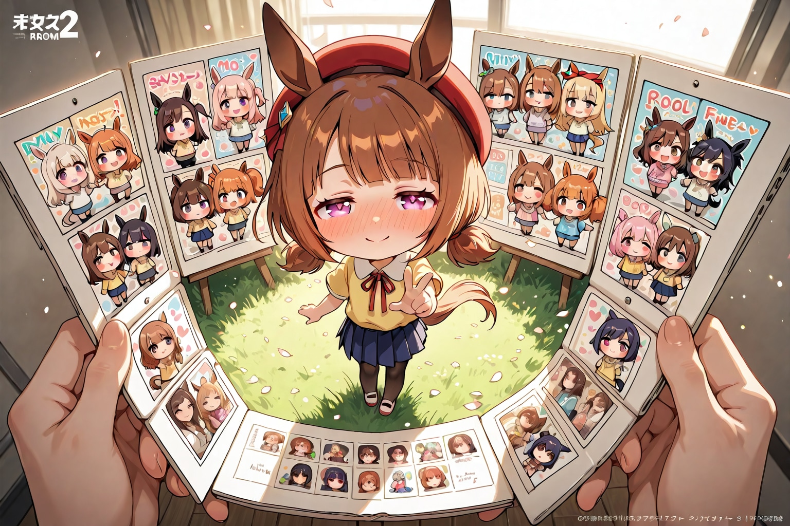 2026/09/09 ちくわ君の、ちびちゃんと写真の飾り方。 | の人気AIイラスト・グラビア