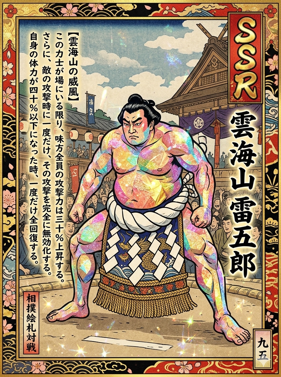 力士のSSRカード | の人気AIイラスト・グラビア