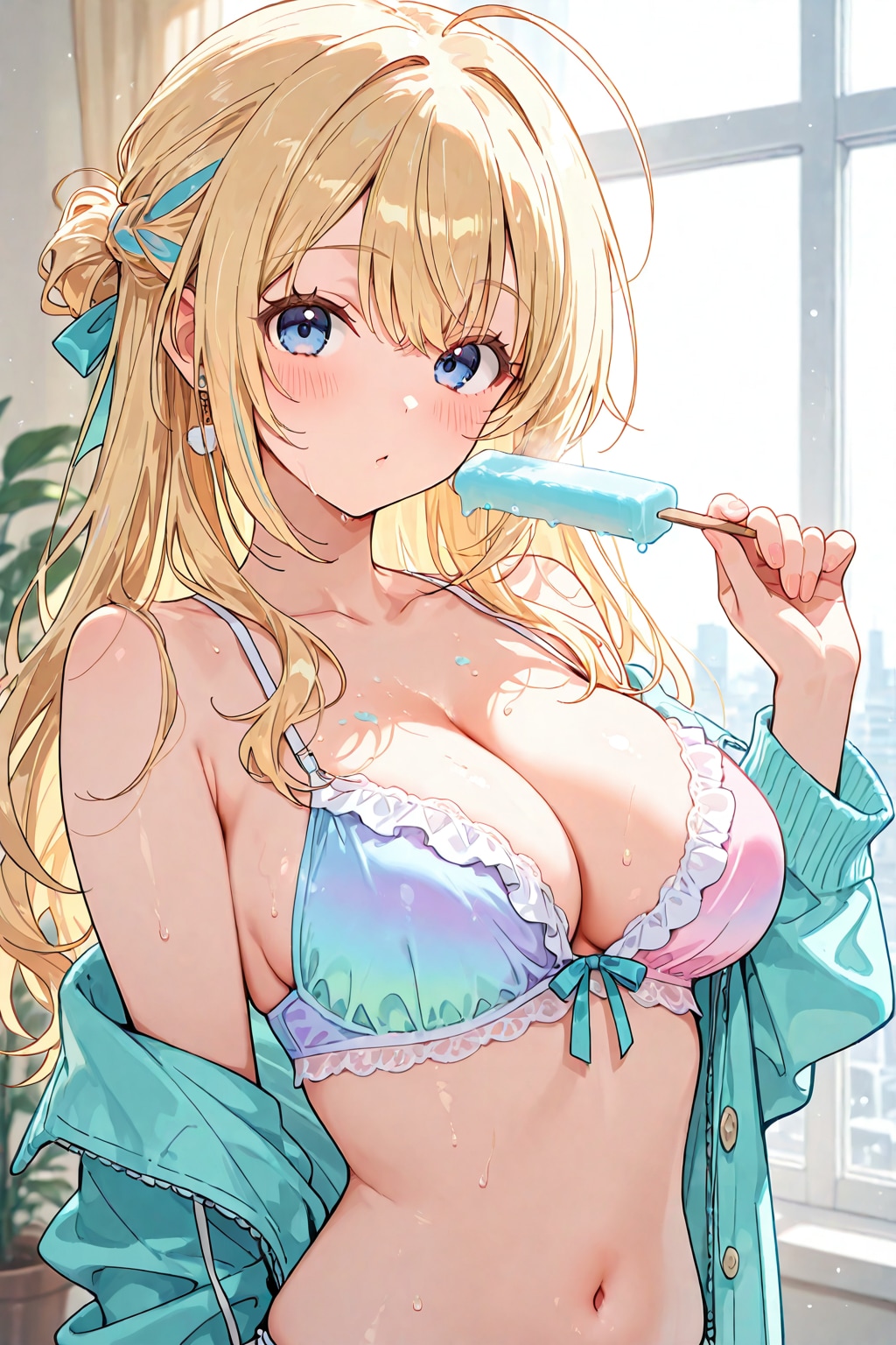 BONSAIでパステル金髪さん