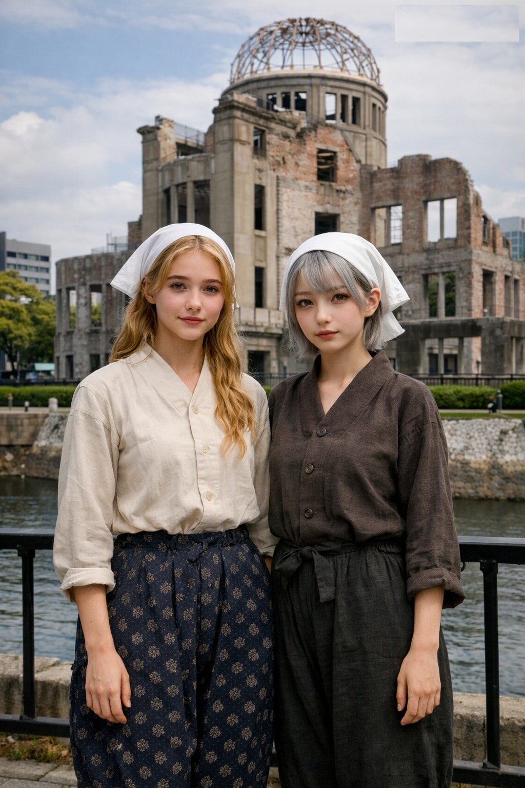 【masamin先輩のまねっこ投稿】チャーミー💛里美ちゃんと一緒💛広島原爆の日