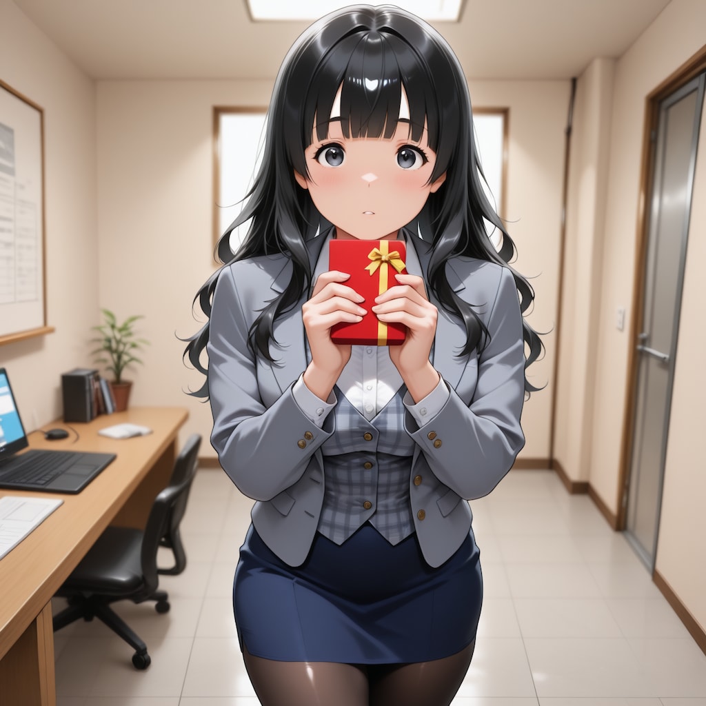 制服OL×バレンタイン