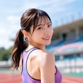 巨乳女子ランナー 8枚目