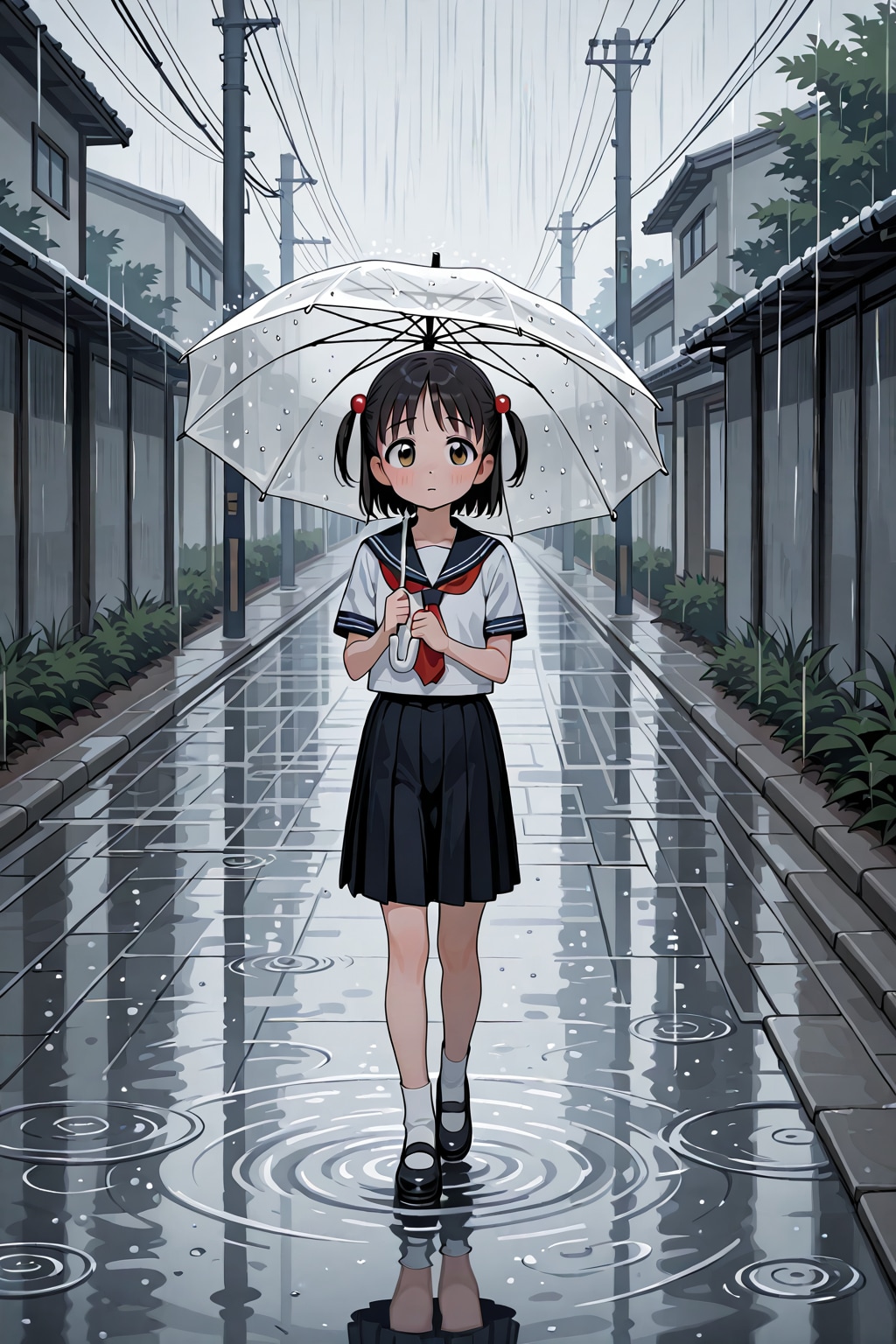 雨強いなーやだなー