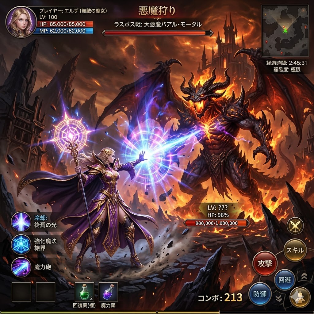 悪魔狩り（呪文あり）