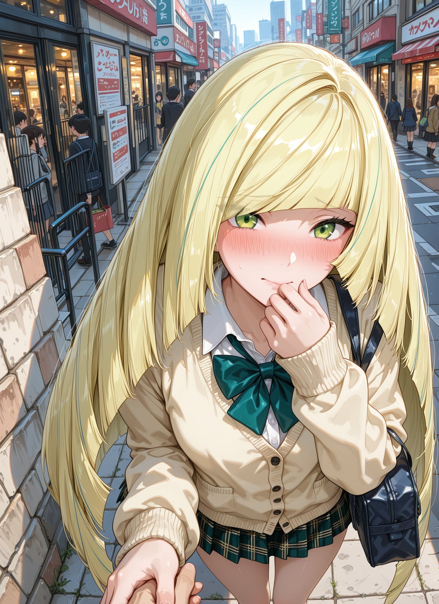 ルザミーネと制服デート | の人気AIイラスト・グラビア