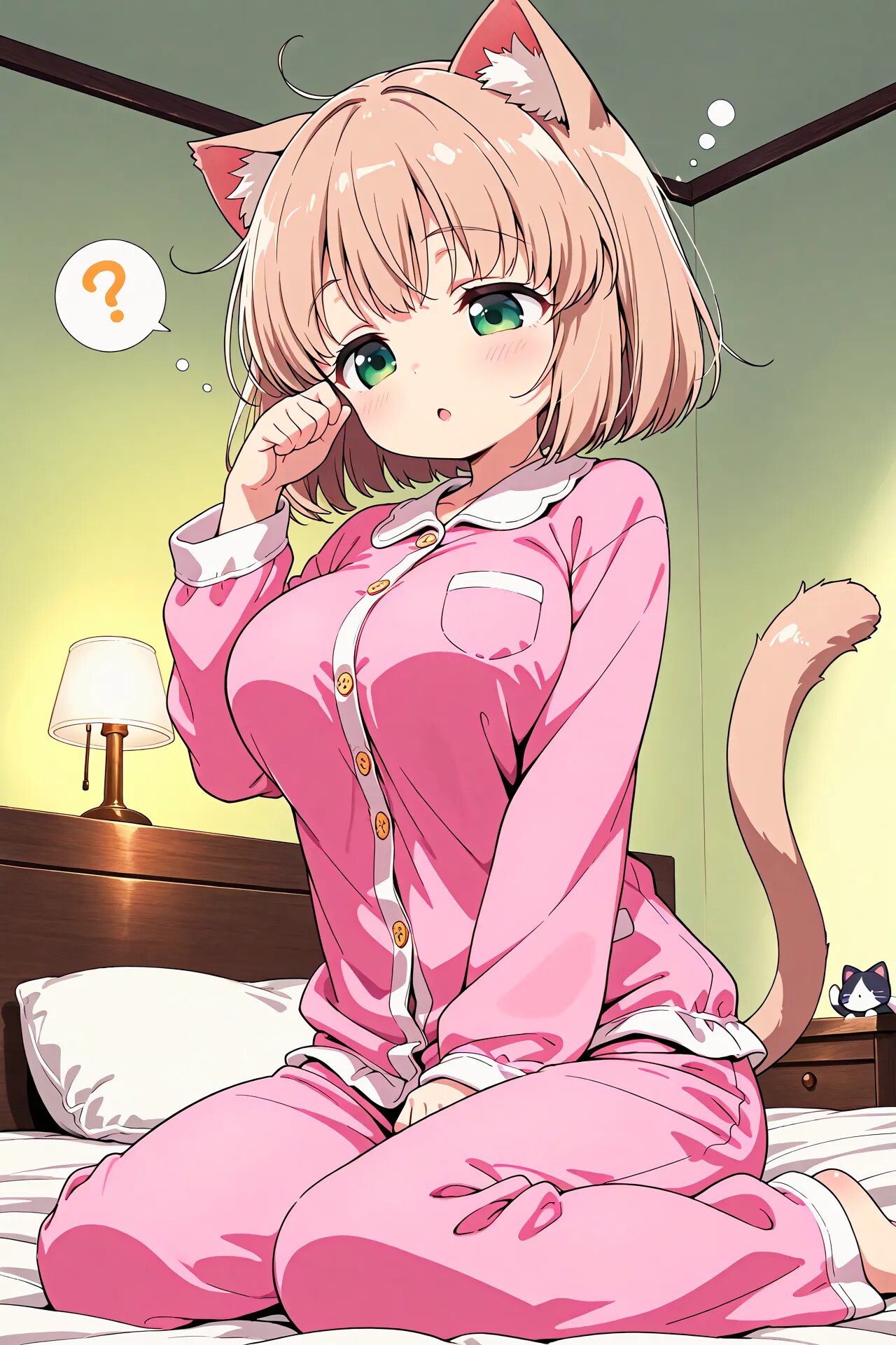 おはよぅにゃ・・・にゃ？