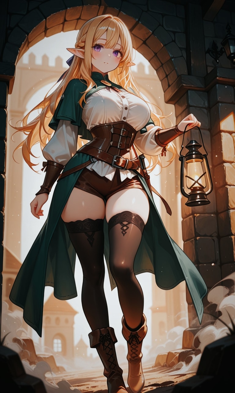 探索者エルフさん（むちむち）