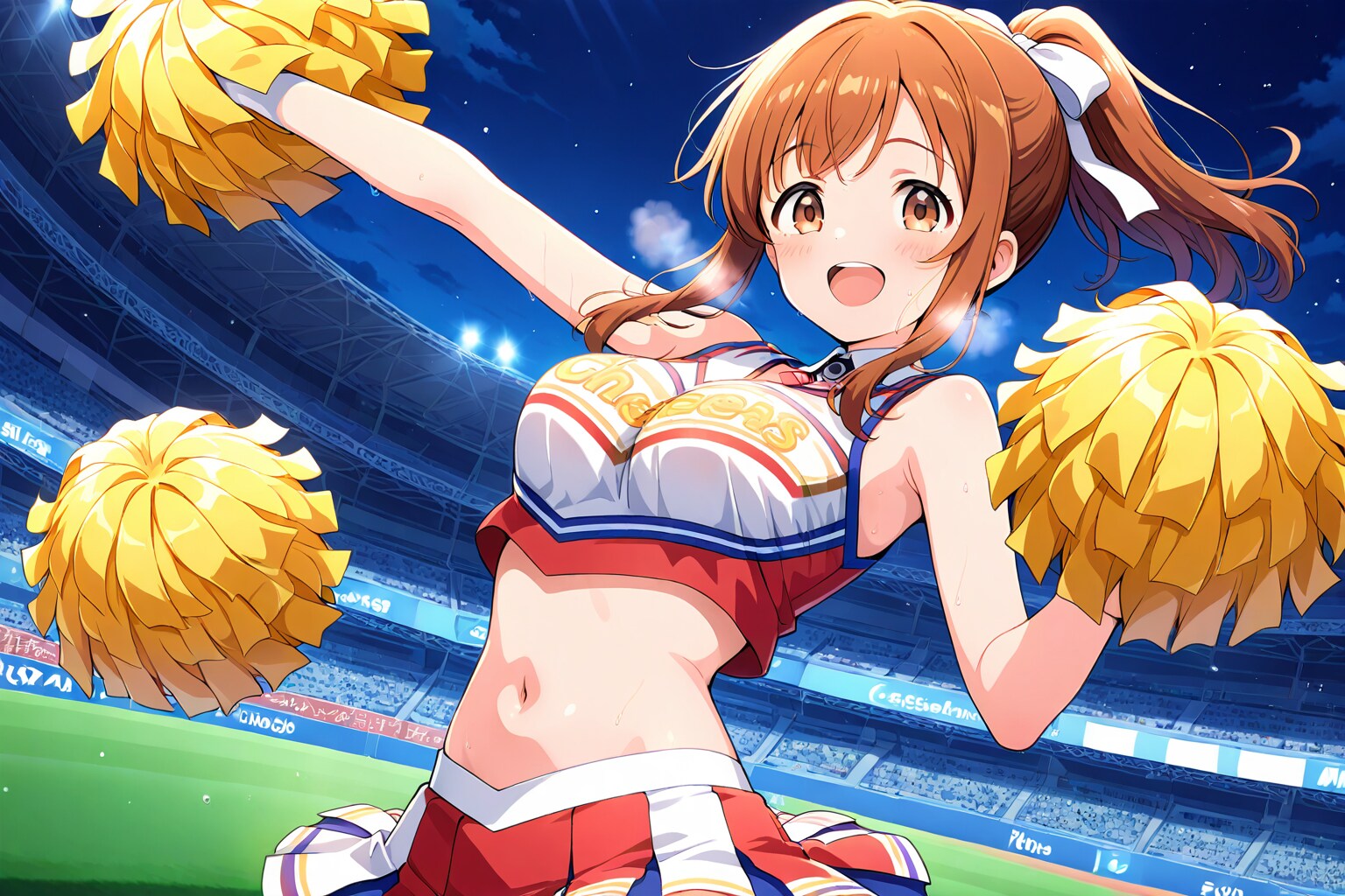 チアダンスです。かわいいね