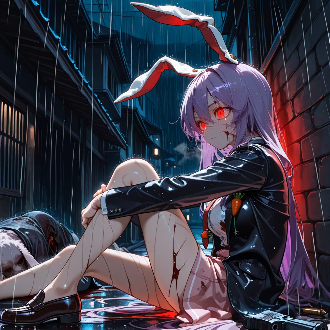 見かけないウサギだな