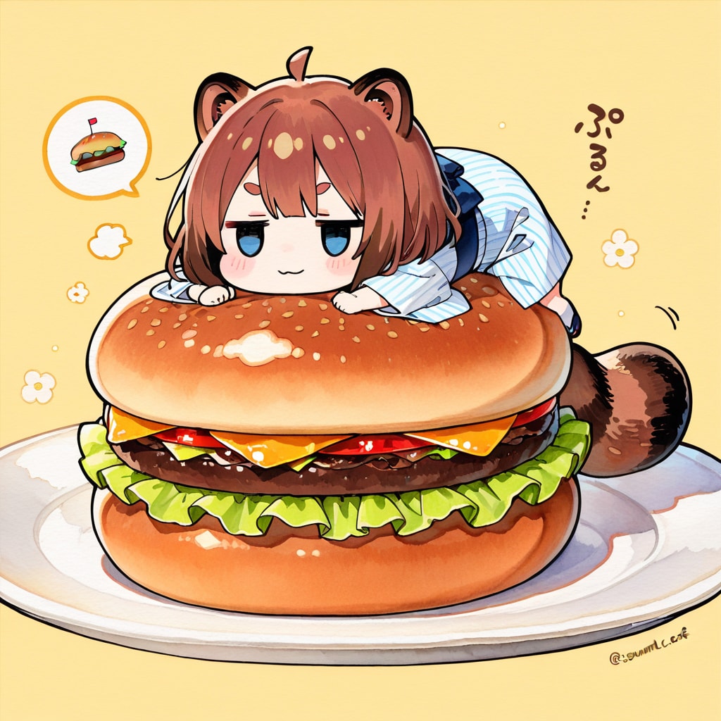 ハンバーガーでかい