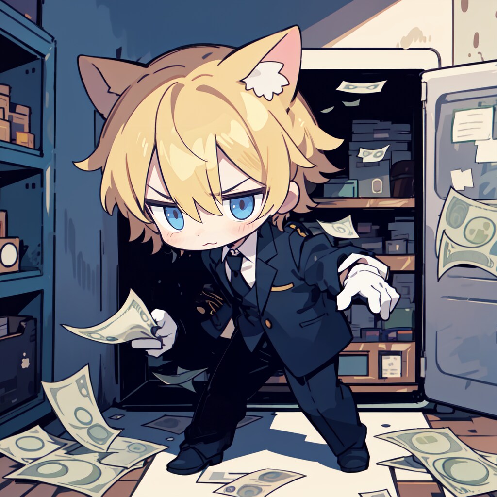 銀行強盗 | の人気AIイラスト・グラビア