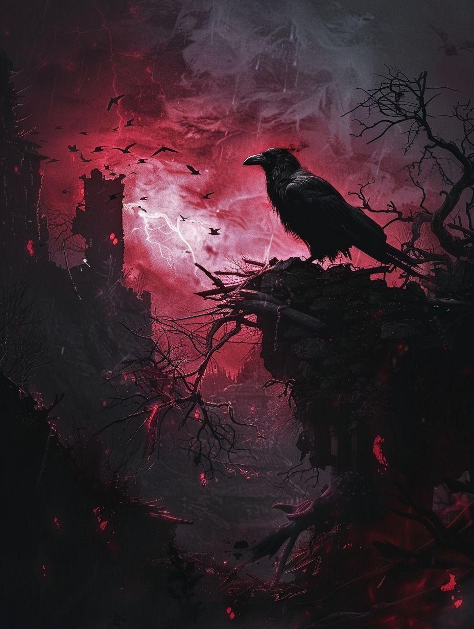 赤黒い夜 | の人気AIイラスト・グラビア