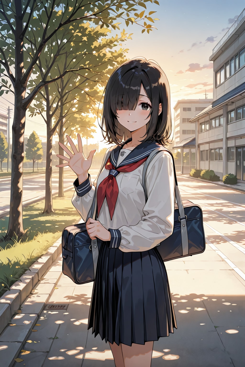 めかくれ女子＃１８０ | の人気AIイラスト・グラビア