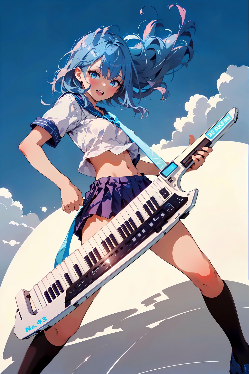 【43】High School Girl [blue]
