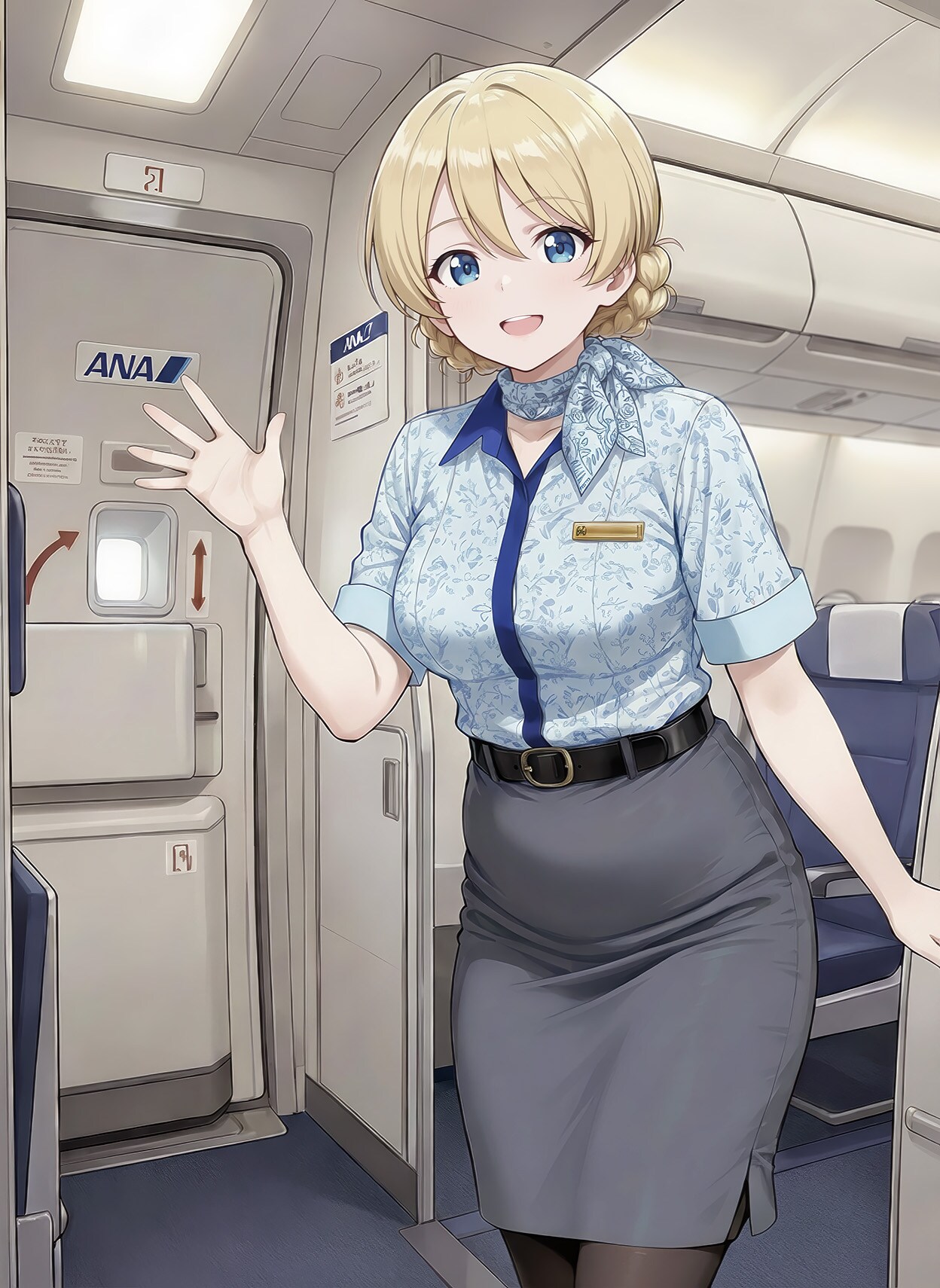 CAさんのお出迎え