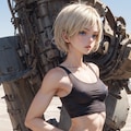 タンクトップの女性 5枚目