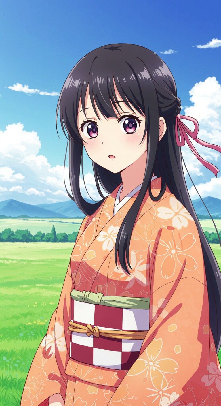 和装女子　ImageFX土産