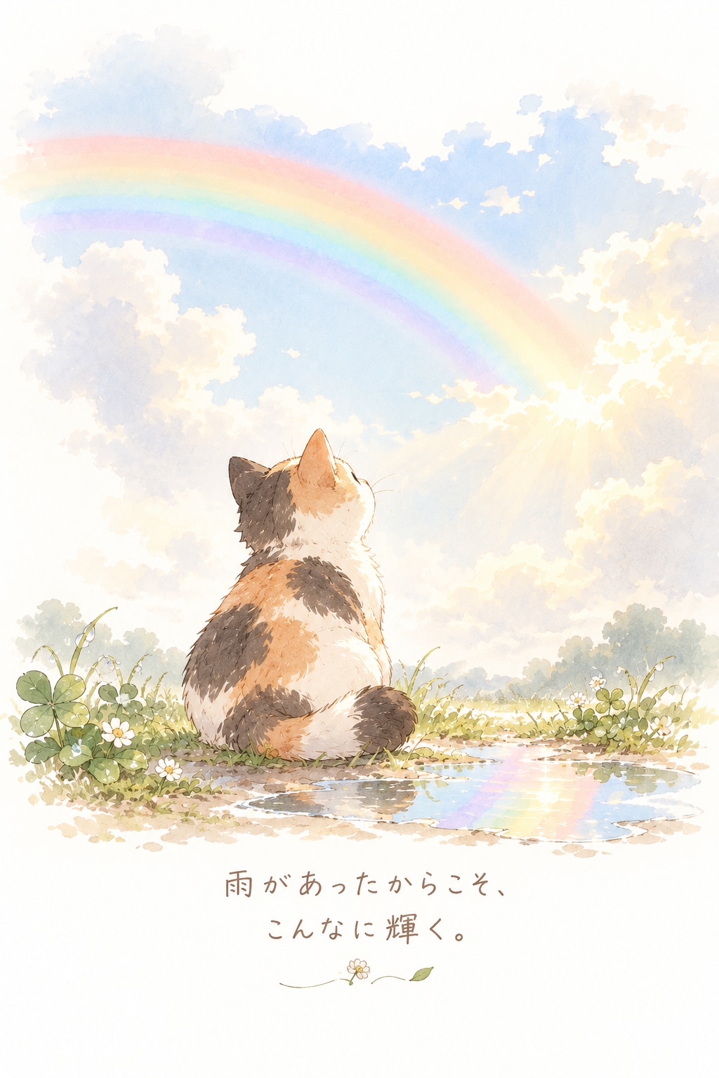 雨のあと、見上げた空 | の人気AIイラスト・グラビア