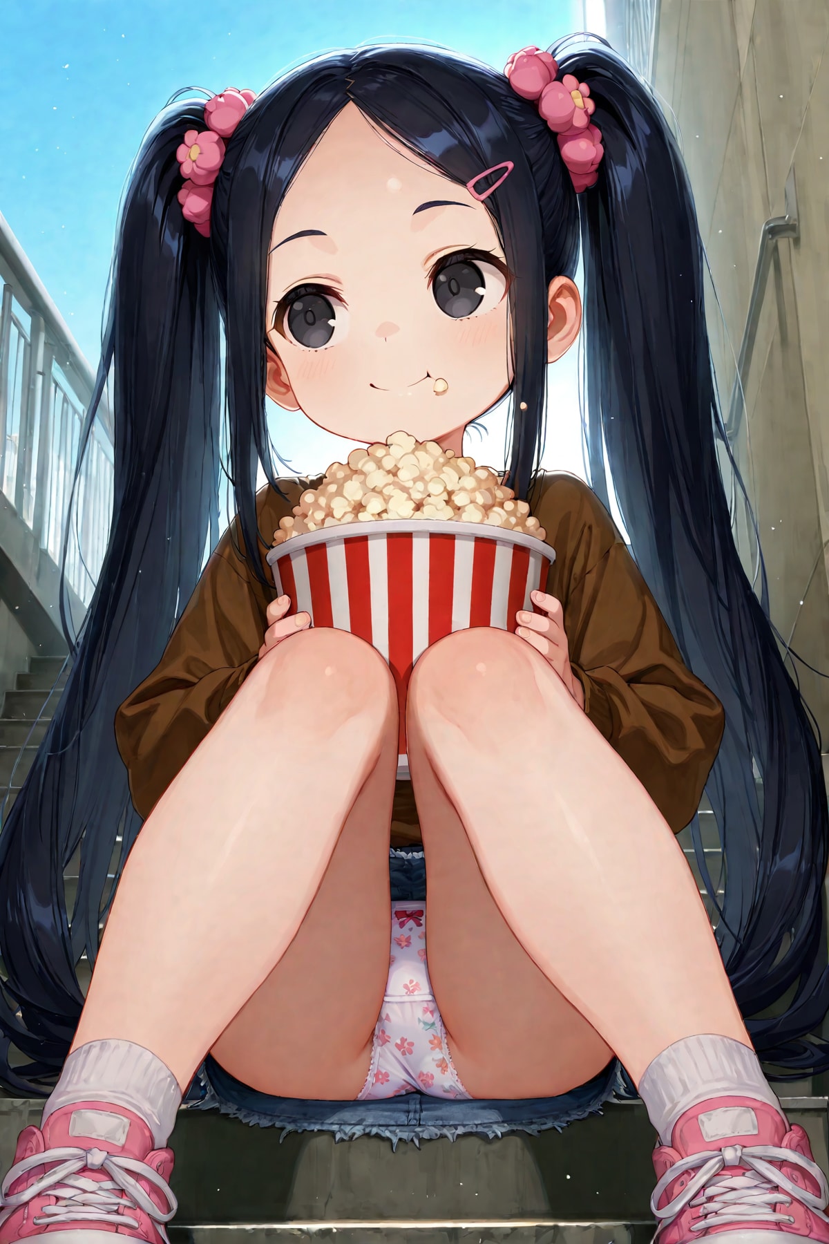 食べているので