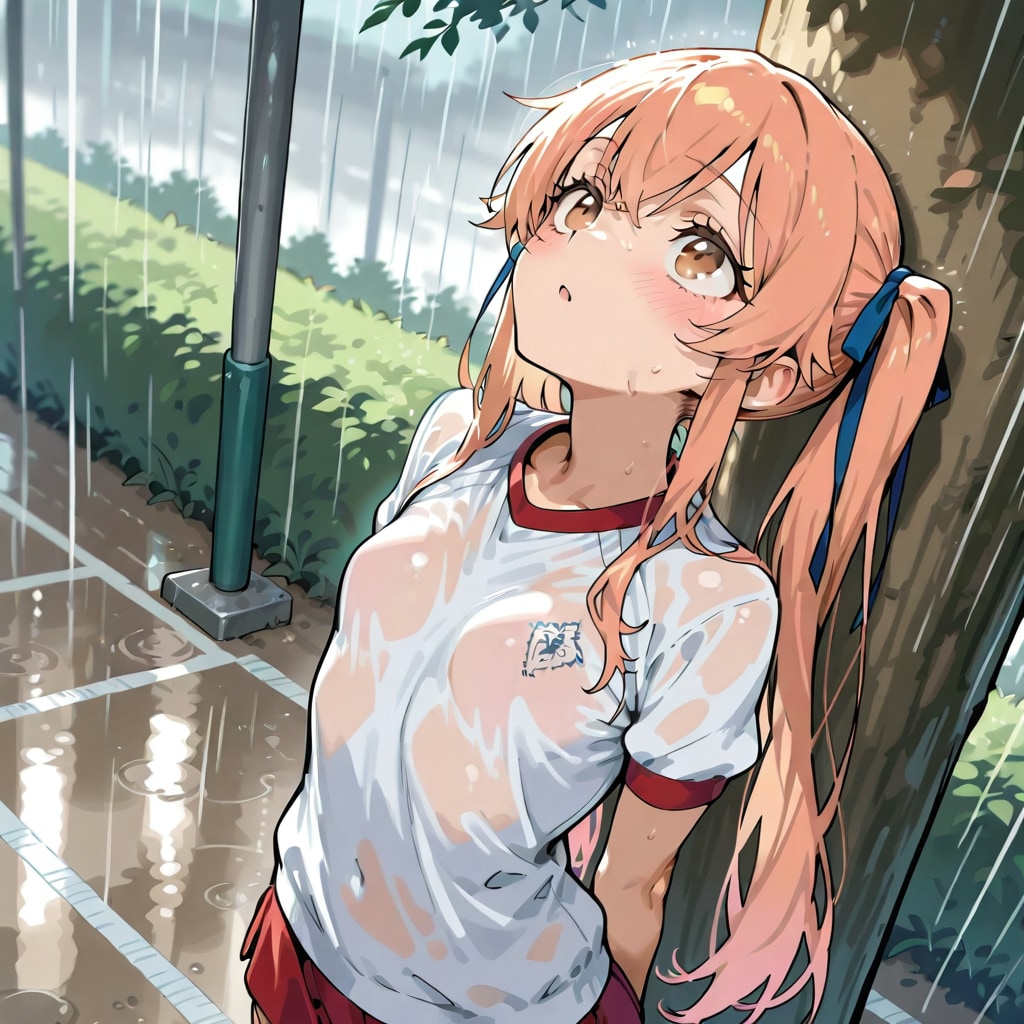 雨、止まないね…