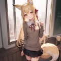 狐っ娘にスクールセーターを 7枚目