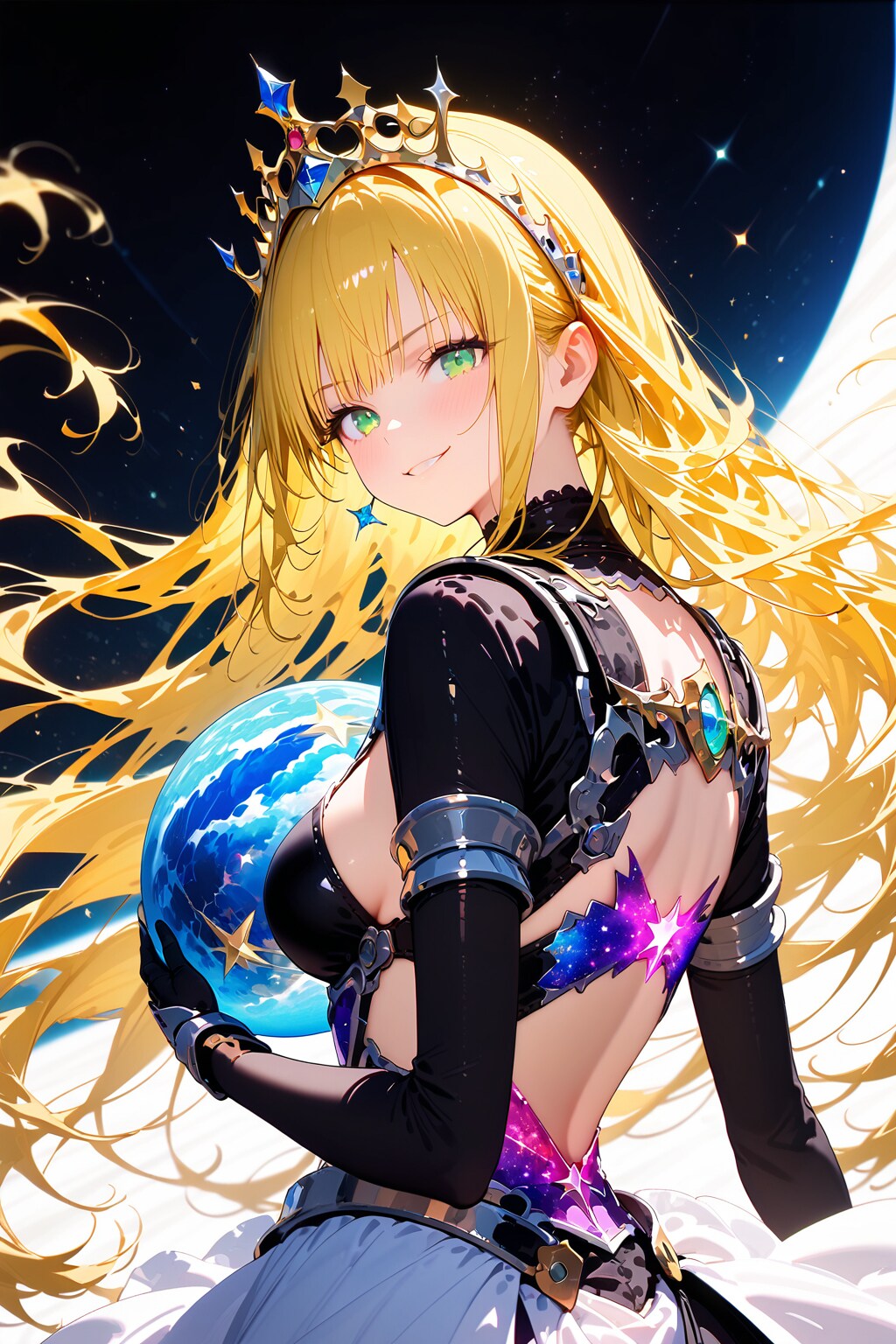 姫騎士、後ろ姿