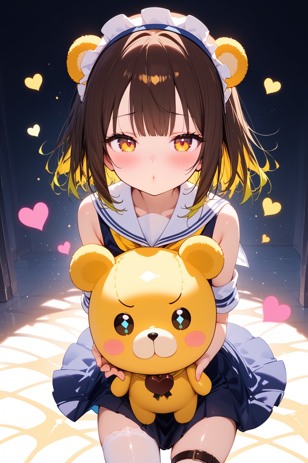 プーちゃん付きバレンタインチョコ🧸🍫