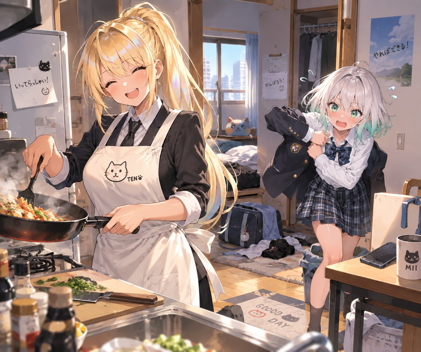 朝の時間☆11/100 | の人気AIイラスト・グラビア