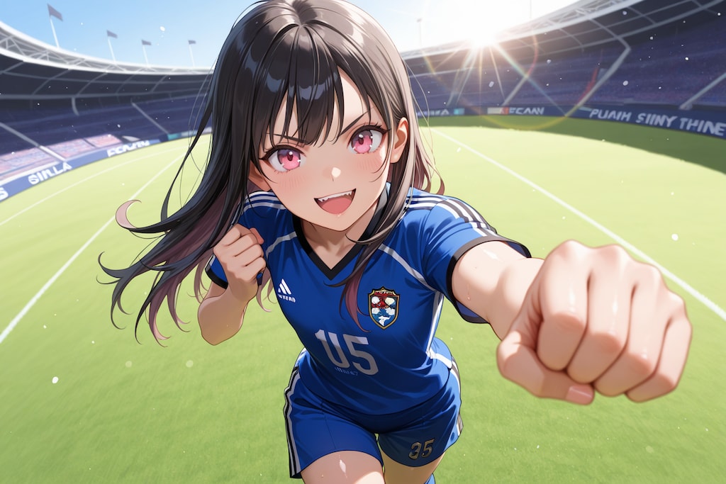 【本日の板野ちゃん】「サッカー応援しよう！」