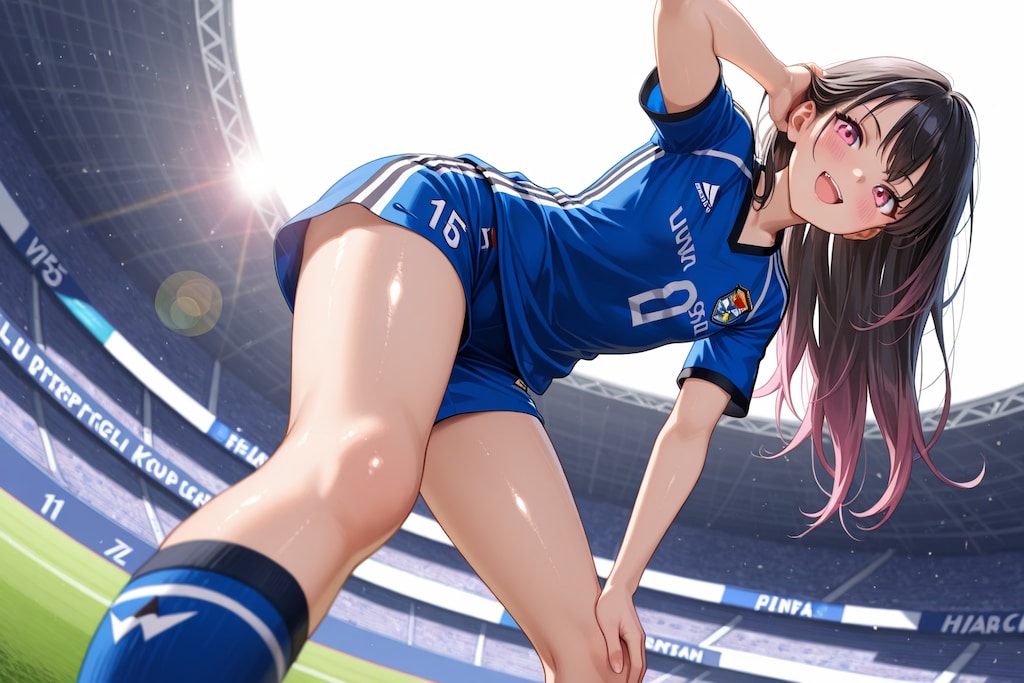 【本日の板野ちゃん】「サッカー応援しよう！」