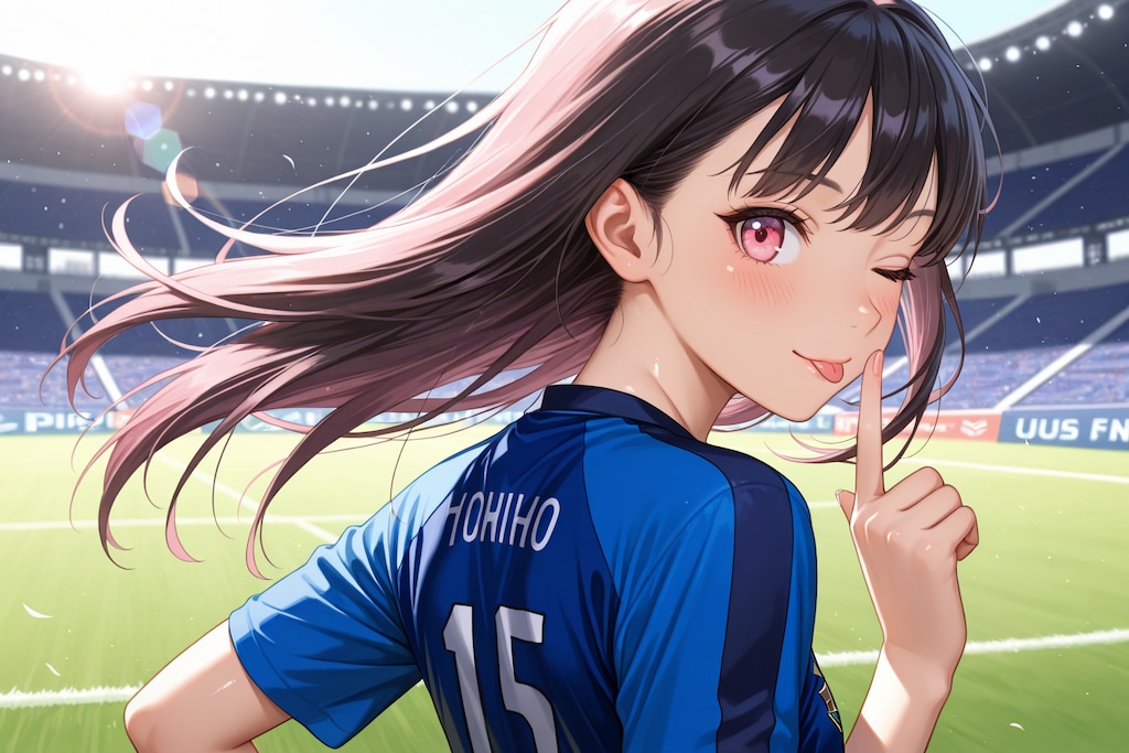 【本日の板野ちゃん】「サッカー応援しよう！」