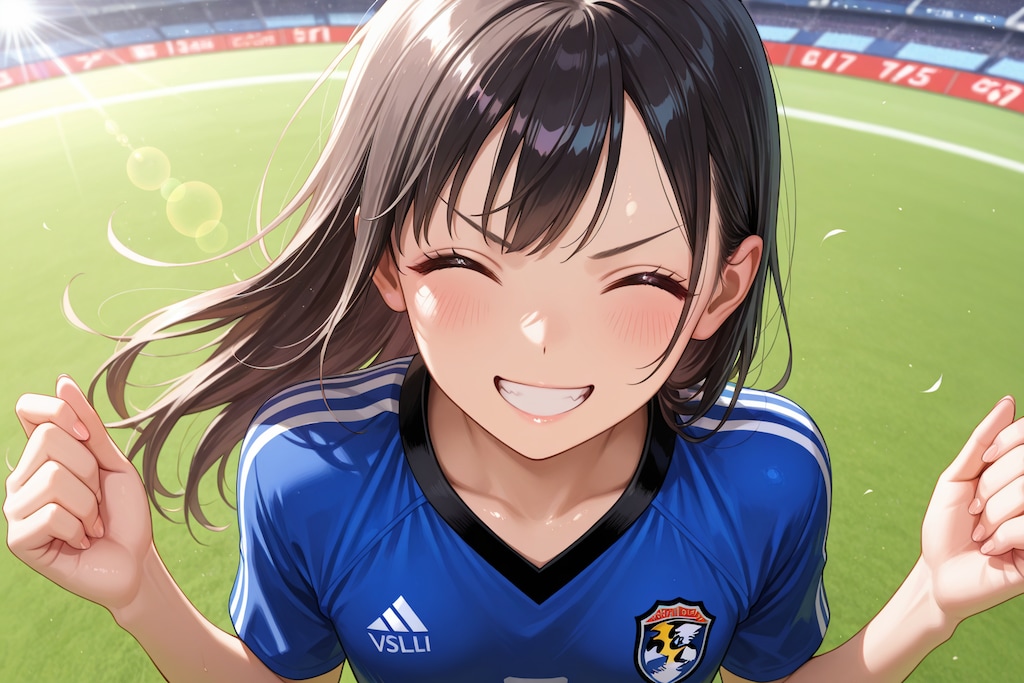【本日の板野ちゃん】「サッカー応援しよう！」