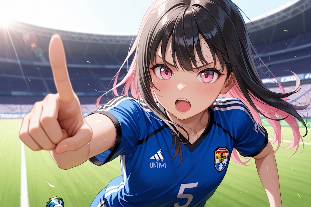 【本日の板野ちゃん】「サッカー応援しよう！」