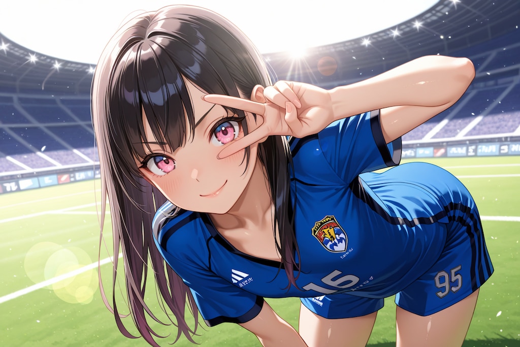 【本日の板野ちゃん】「サッカー応援しよう！」
