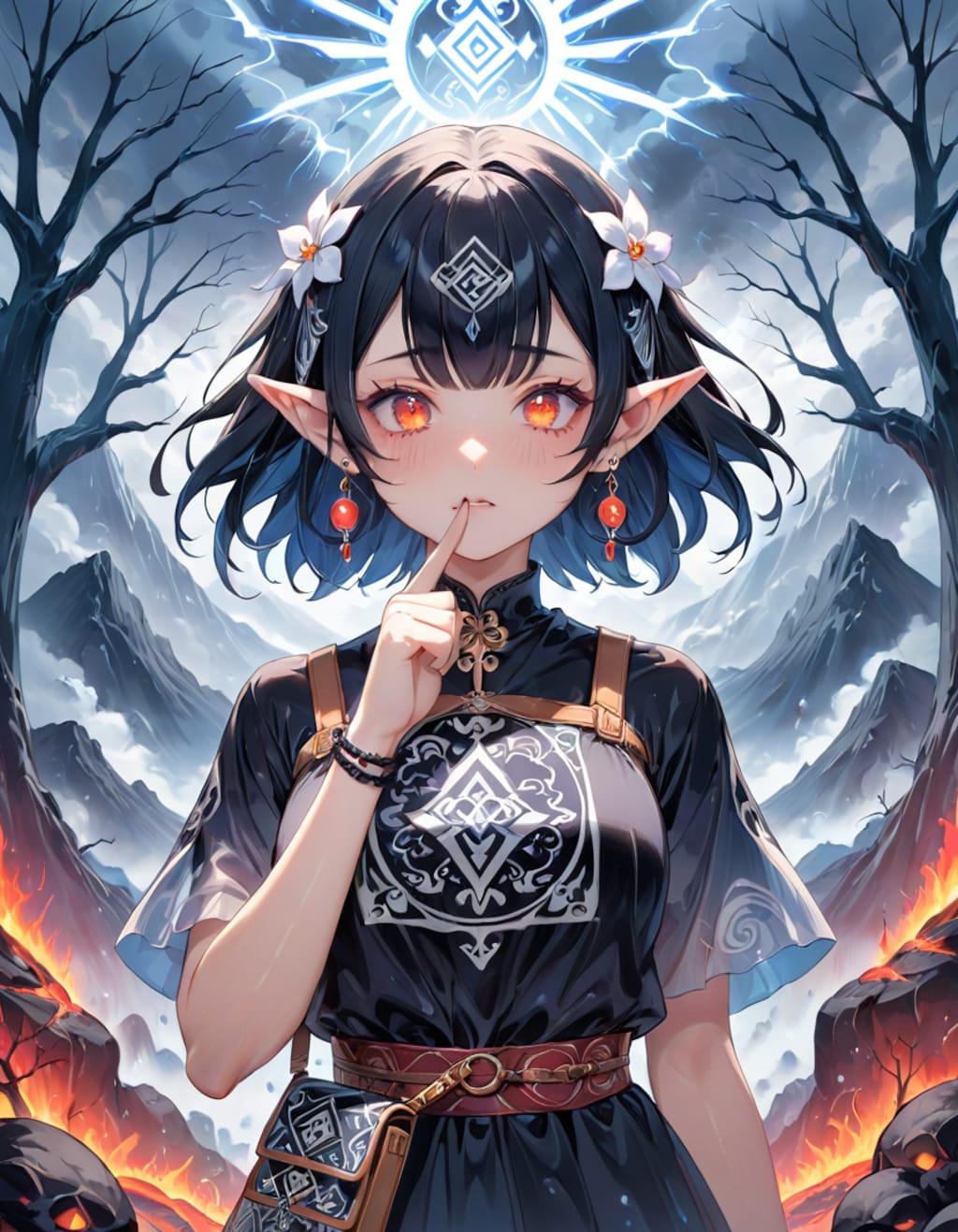 アジアンエルフとシンメトリー